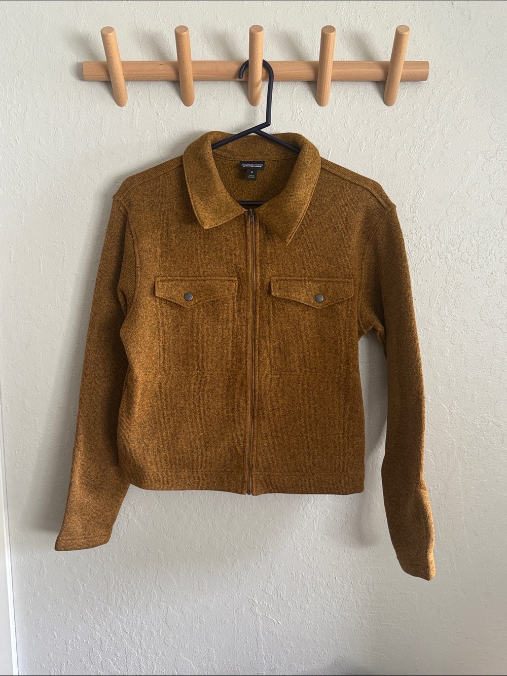 Patagonia Better Sweater Zippered Chore Jacket Raptor Brown M